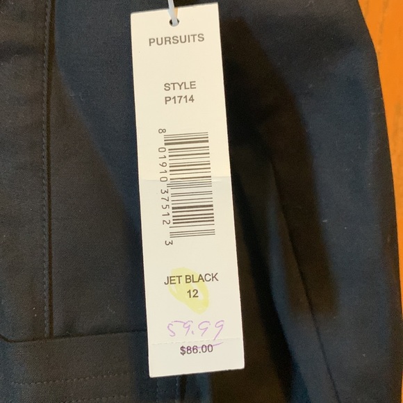 Black button up blazer/ jacket. Size 12. Pursuits ltd. - Picture 3 of 5